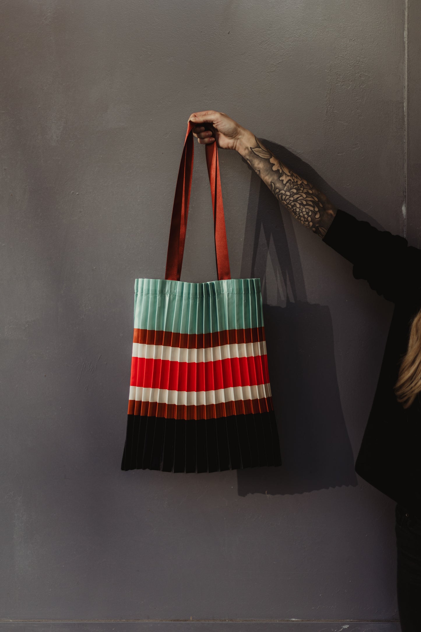 Sac Totebag en Soie Plissé - L'Élégant