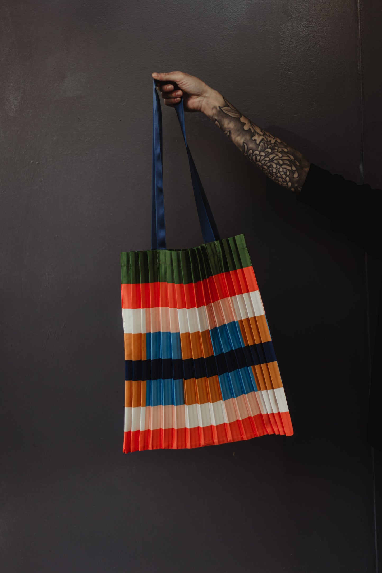 Sac Totebag en Soie Plissé - Le Vibrant